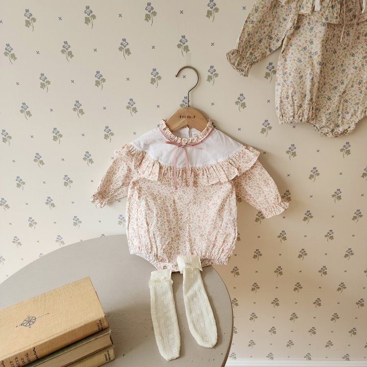 From J - Korean Baby Fashion - #babyboutique - Pastel Frill Suit - 5
