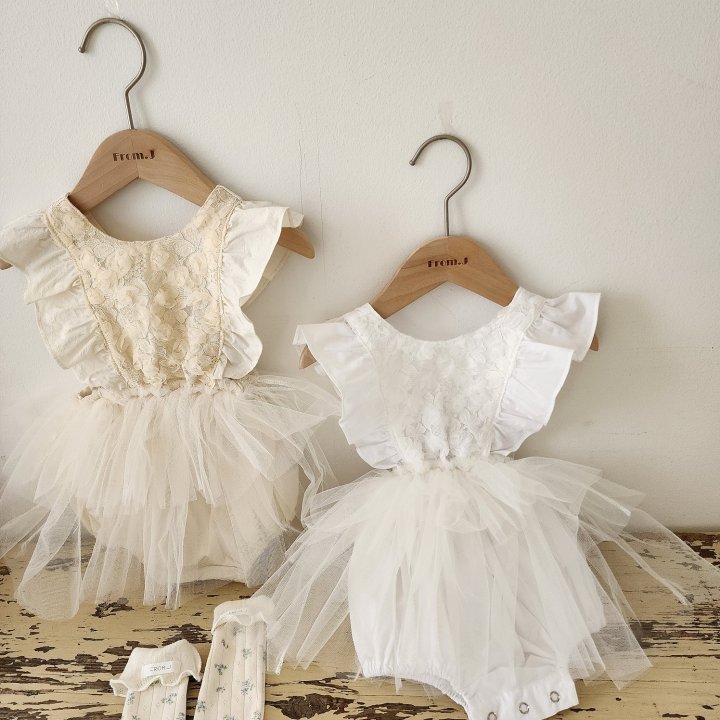 From J - Korean Baby Fashion - #onlinebabyshop - Mini Cancan Suit - 4