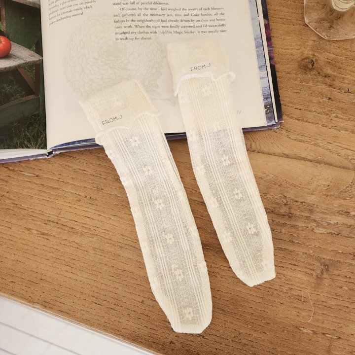 From J - Korean Baby Fashion - #babyboutiqueclothing - Mimi Lace Knee Socks - 10