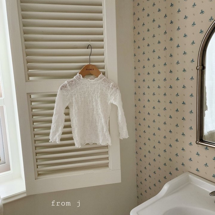 From J - Korean Baby Fashion - #babyboutiqueclothing - Lace Tee - 4
