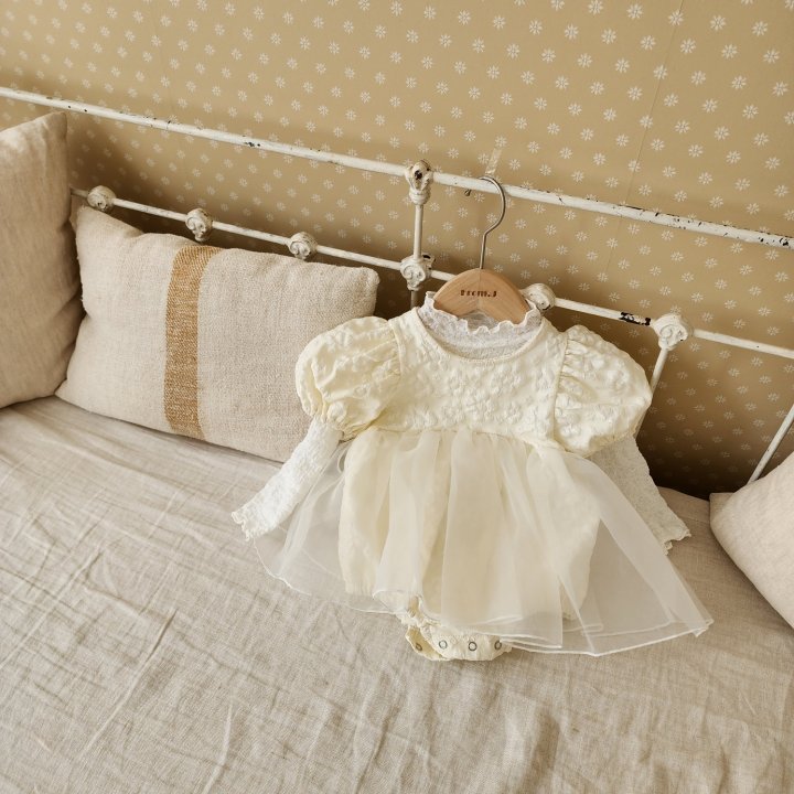 From J - Korean Baby Fashion - #babyfashion - Flower Dress - 7