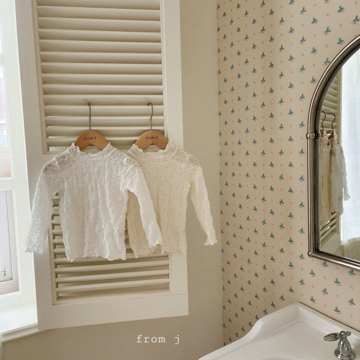 From J - Korean Baby Fashion - #babyfever - Lace Tee - 6