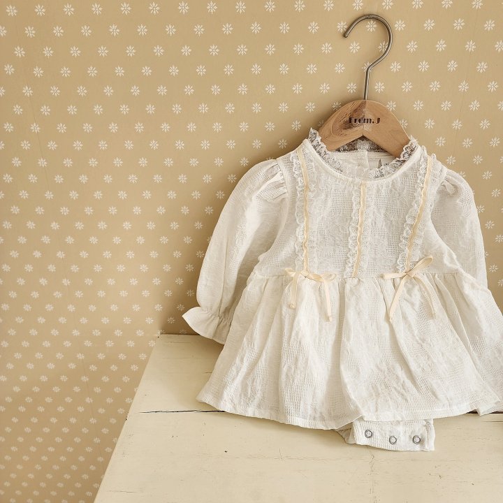 From J - Korean Baby Fashion - #babyfever - Julie Frill Suit - 11