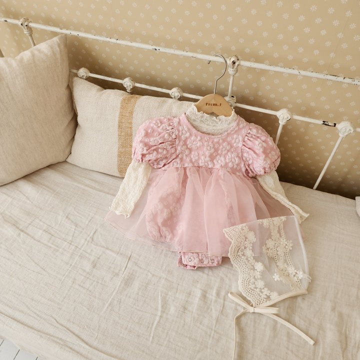 From J - Korean Baby Fashion - #babyfever - Flower Dress - 8
