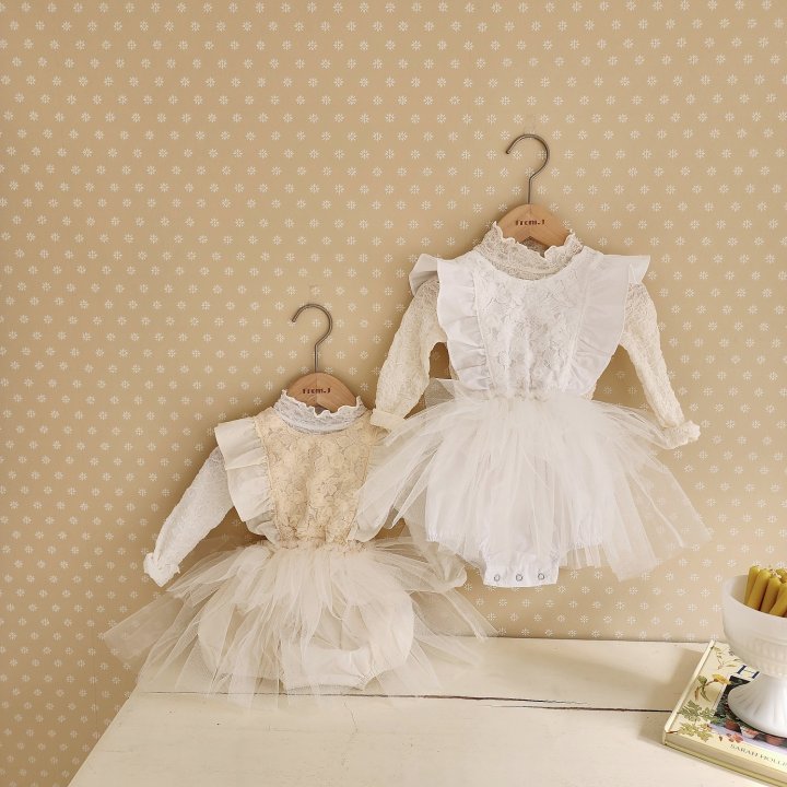 From J - Korean Baby Fashion - #babygirlfashion - Mini Cancan Suit - 10