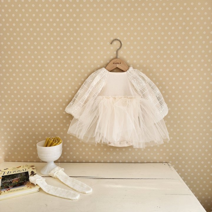 From J - Korean Baby Fashion - #babygirlfashion - Snowflake Bling Sasha Suit - 8
