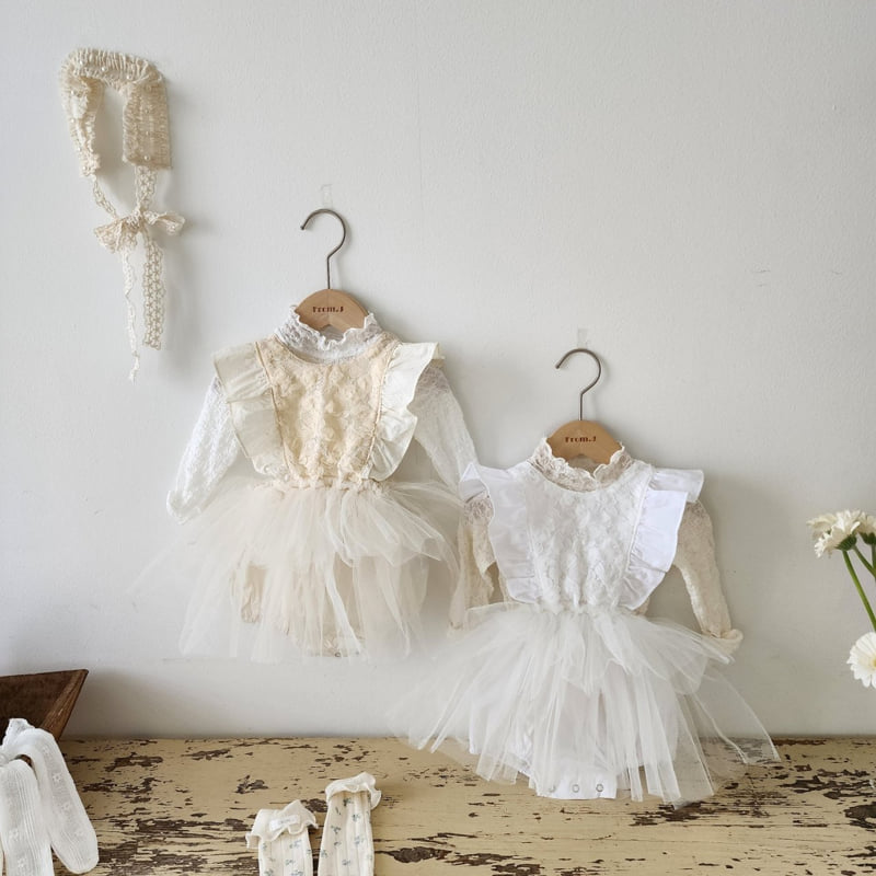 From J - Korean Baby Fashion - #babyoninstagram - Mini Cancan Suit - 12