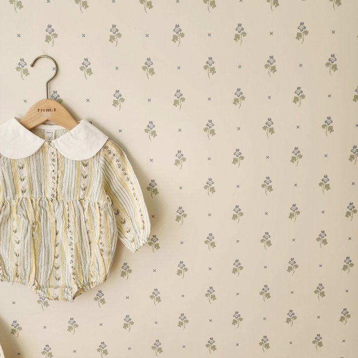 From J - Korean Baby Fashion - #babyootd - Louis Jacquard Suit Apron Set - 10