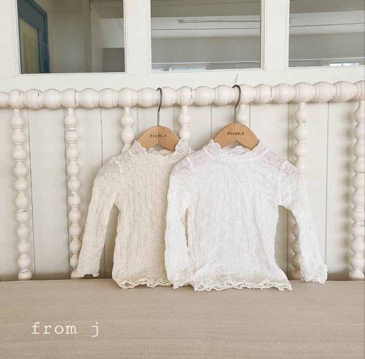 From J - Korean Baby Fashion - #babyoutfit - Lace Tee - 11