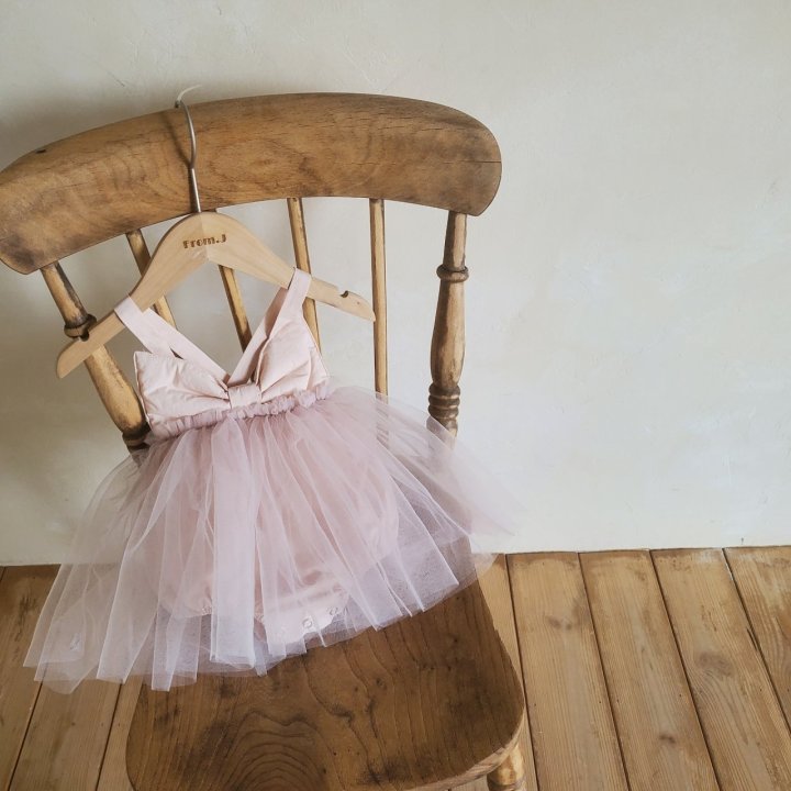 From J - Korean Baby Fashion - #babyoutfit - Ribbon Shasha Suit - 11