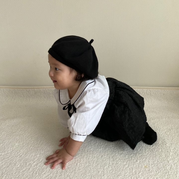 From J - Korean Baby Fashion - #babyoutfit - Pin Tuck Suit Boy Ribbon Brooch Set - 10