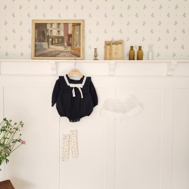 From J - Korean Baby Fashion - #babyoutfit - Lily Ribbon Suit - 3