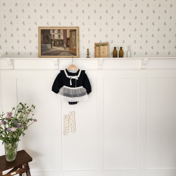 From J - Korean Baby Fashion - #babyoutfit - Lily Ribbon Suit - 4