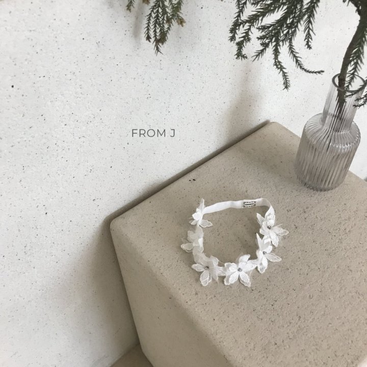From J - Korean Baby Fashion - #onlinebabyshop - Flower Band - 2