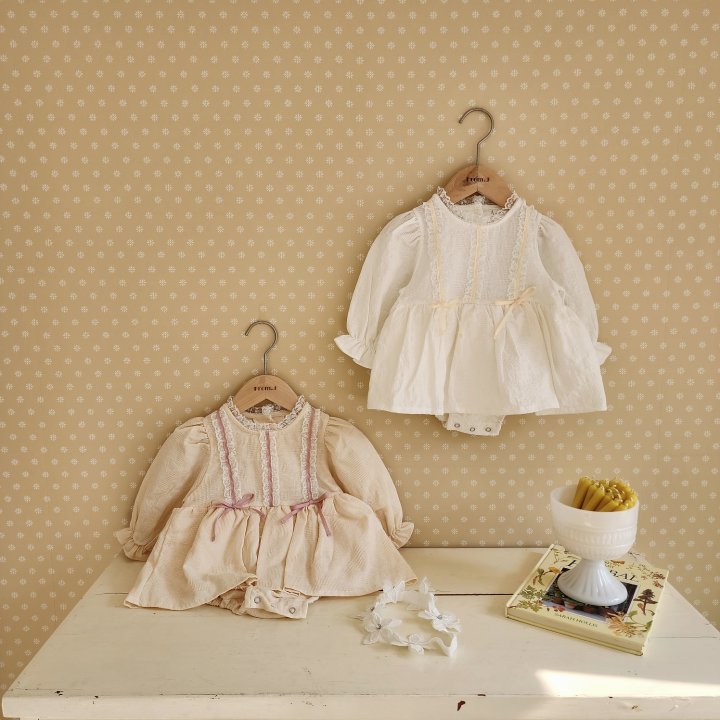 From J - Korean Baby Fashion - #onlinebabyshop - Julie Frill Suit - 5