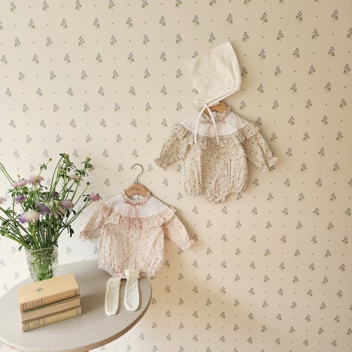 From J - Korean Baby Fashion - #onlinebabyboutique - Pastel Frill Suit - 4