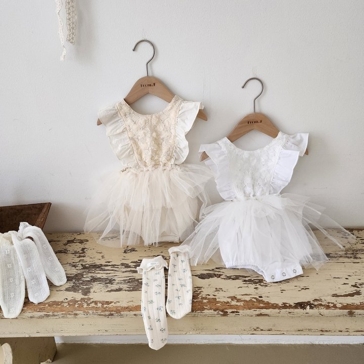 From J - Korean Baby Fashion - #onlinebabyshop - Mini Cancan Suit - 3
