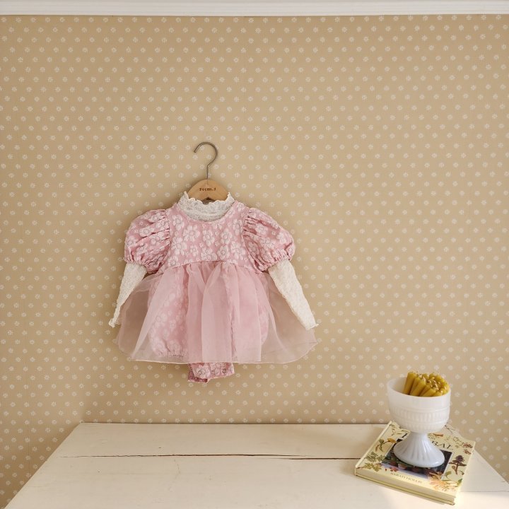 From J - Korean Baby Fashion - #onlinebabyshop - Flower Dress - 2