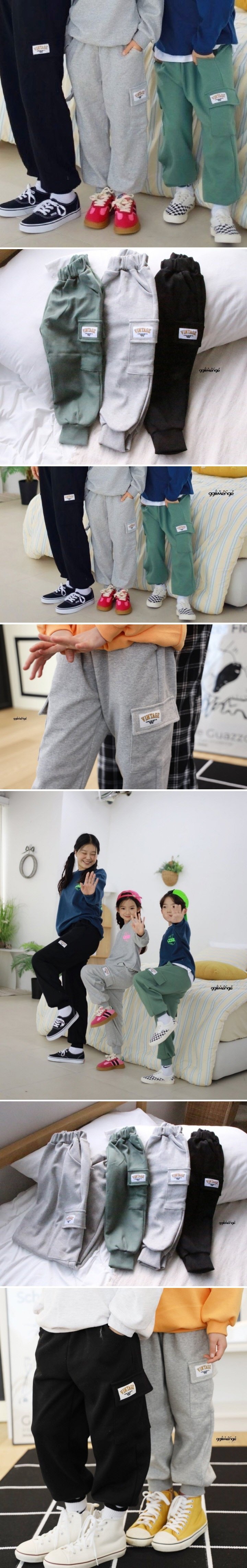 Ggomenge - Korean Children Fashion - #kidsshorts - Piping Pants with Mom