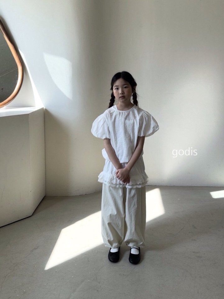Godis - Korean Children Fashion - #prettylittlegirls - Balloon Sleeve Blouse - 4