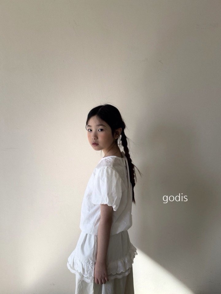 Godis - Korean Children Fashion - #childofig - Balloon Sleeve Blouse - 5
