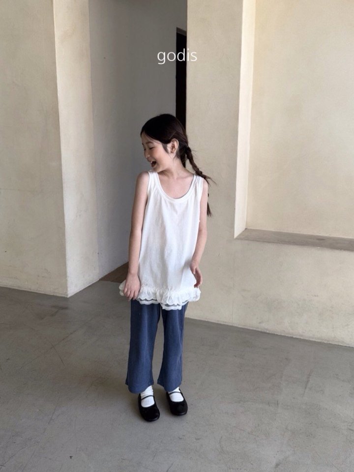 Godis - Korean Children Fashion - #childofig - Lace Inner Tee - 4