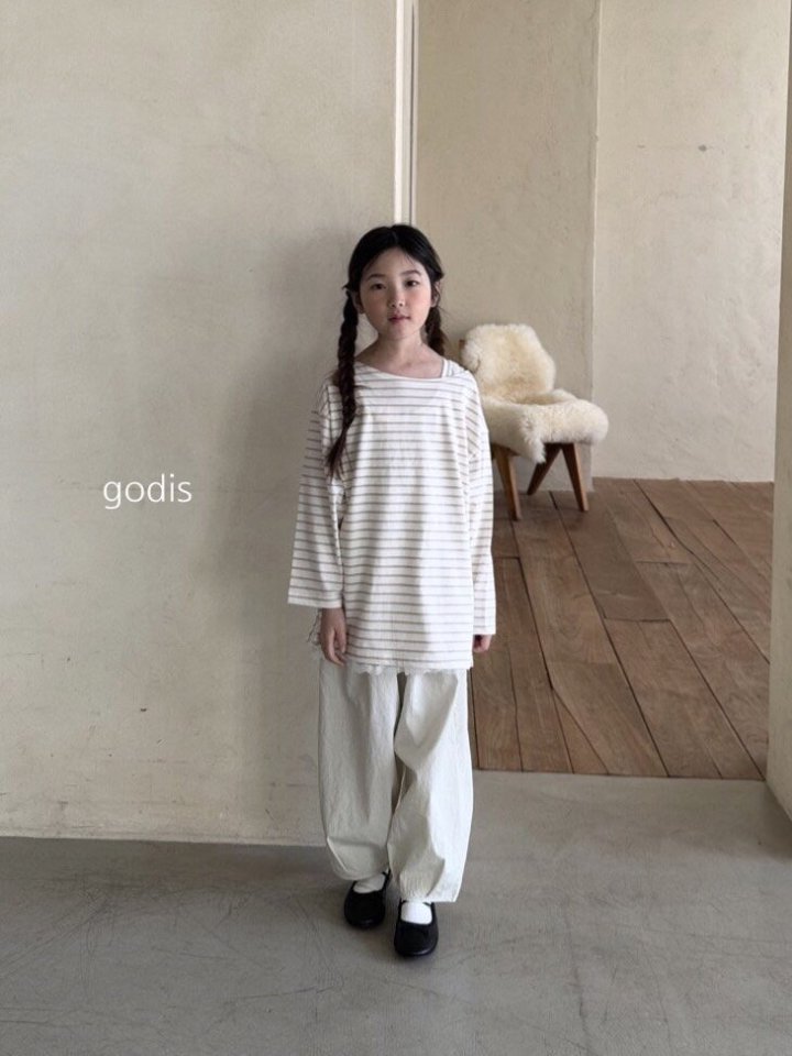 Godis - Korean Children Fashion - #childrensboutique - ST Boat Neck Tee - 3