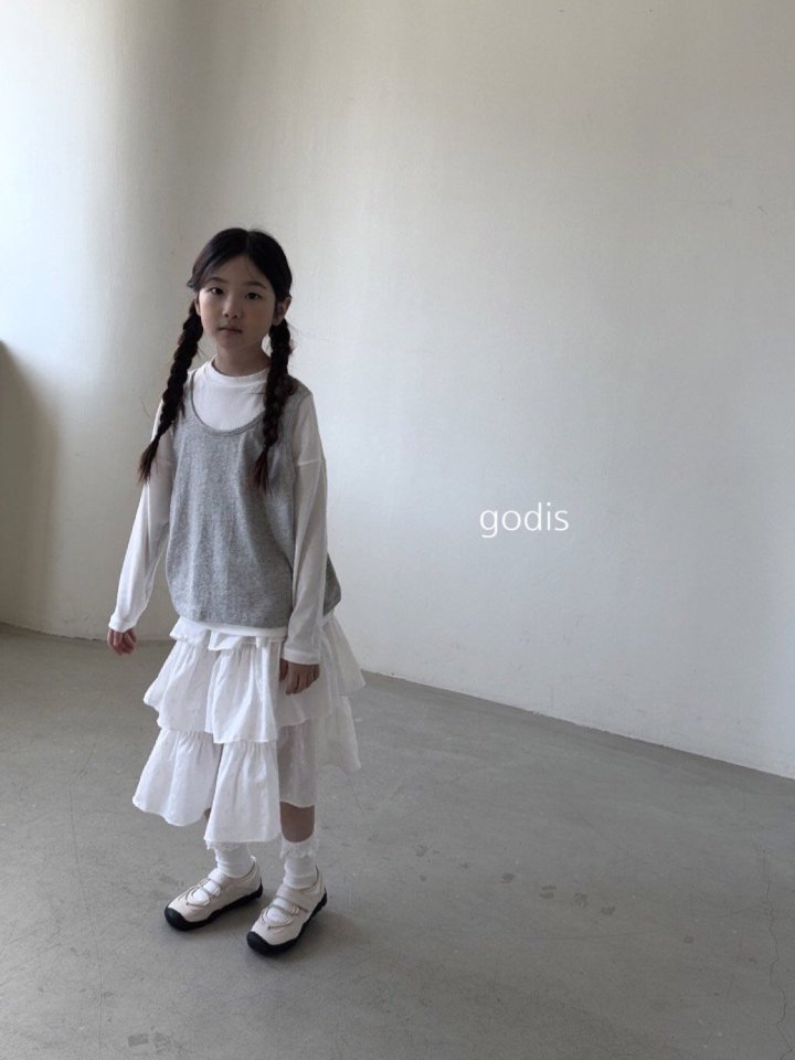 Godis - Korean Children Fashion - #designkidswear - Layered Tee - 6