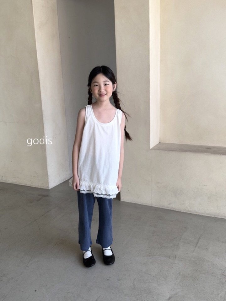 Godis - Korean Children Fashion - #designkidswear - Lace Inner Tee - 5