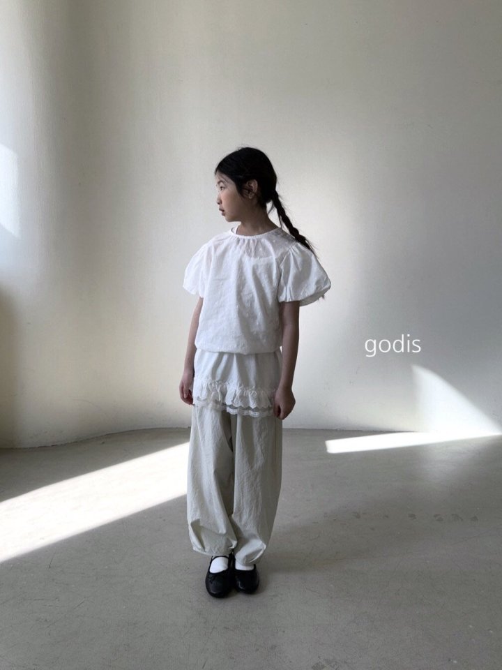 Godis - Korean Children Fashion - #discoveringself - Balloon Sleeve Blouse - 8
