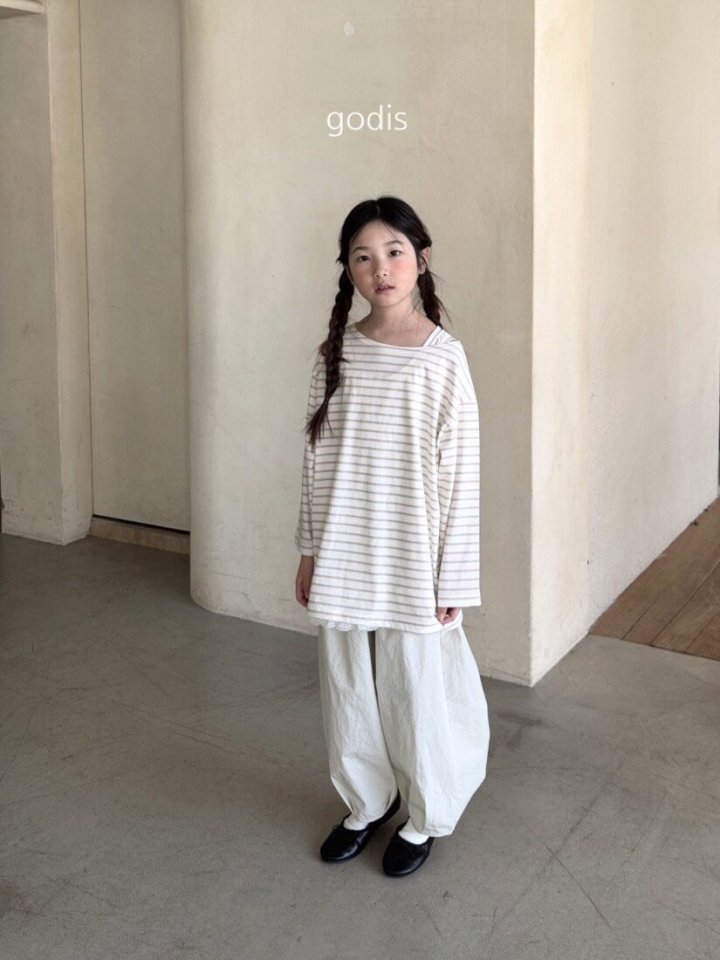 Godis - Korean Children Fashion - #discoveringself - ST Boat Neck Tee - 5