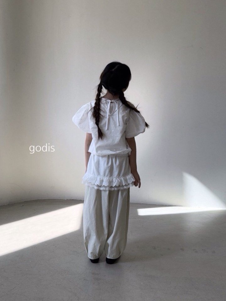 Godis - Korean Children Fashion - #fashionkids - Balloon Sleeve Blouse - 9