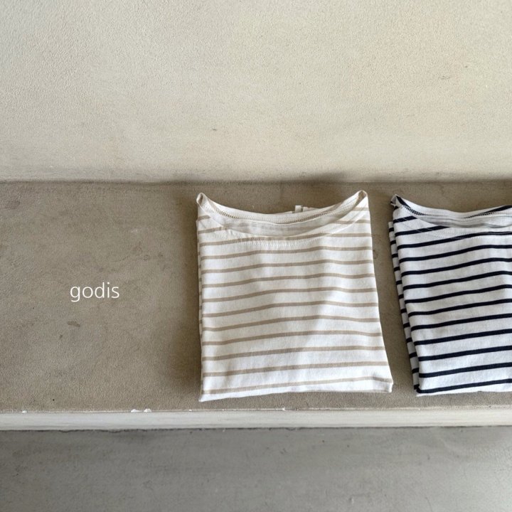 Godis - Korean Children Fashion - #kidsshorts - ST Boat Neck Tee - 7