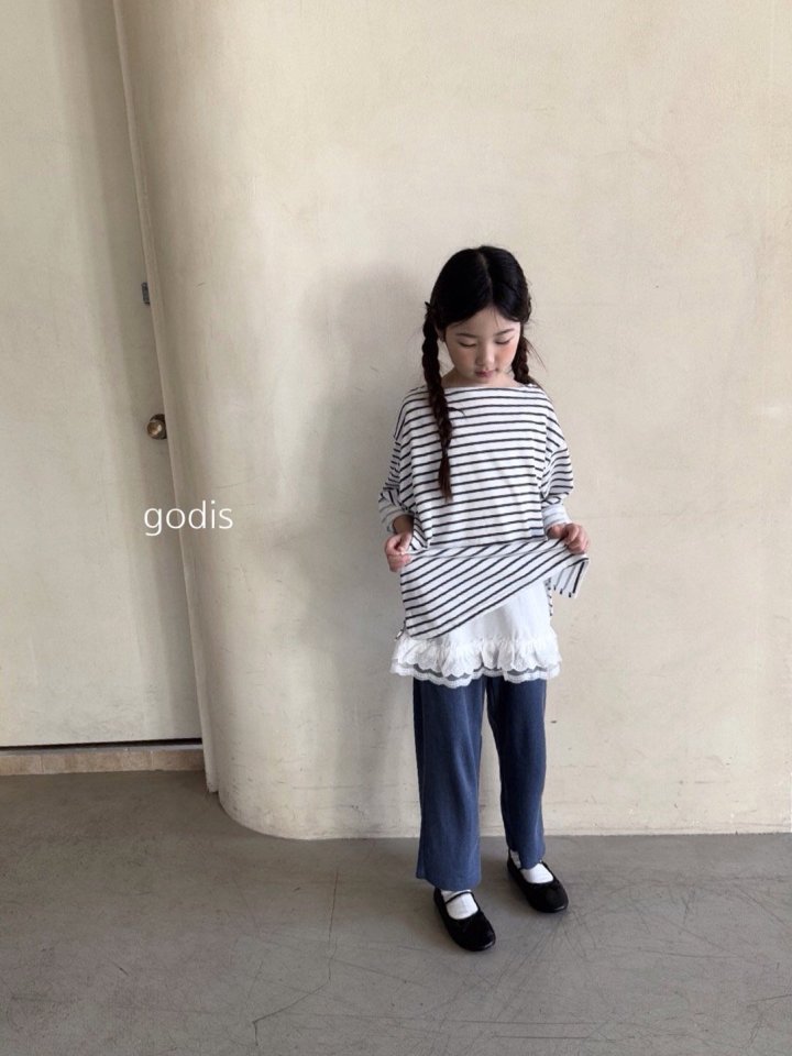 Godis - Korean Children Fashion - #kidsstore - Lace Inner Tee - 9