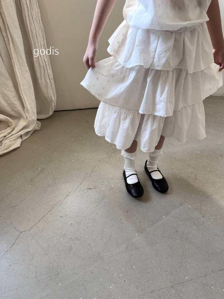 Godis - Korean Children Fashion - #minifashionista - Ruffle Skirt - 4