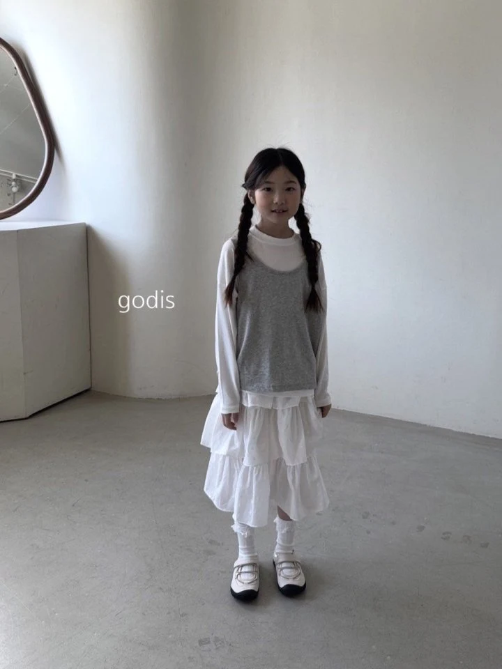 Godis - Korean Children Fashion - #prettylittlegirls - Layered Tee - 2