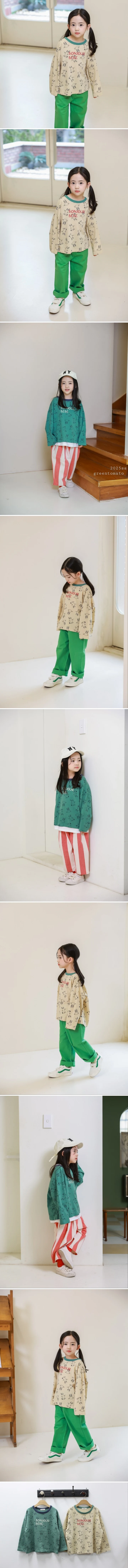 Green Tomato - Korean Children Fashion - #designkidswear - BONJOUR Rabbit Tee (Junior)