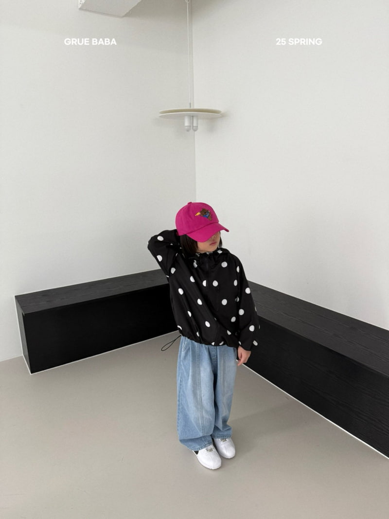 Grue Baba - Korean Children Fashion - #childofig - Brown Denim Pants - 2