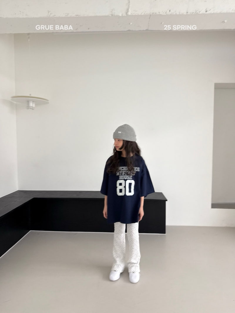 Grue Baba - Korean Children Fashion - #kidsshorts - House Tee - 3