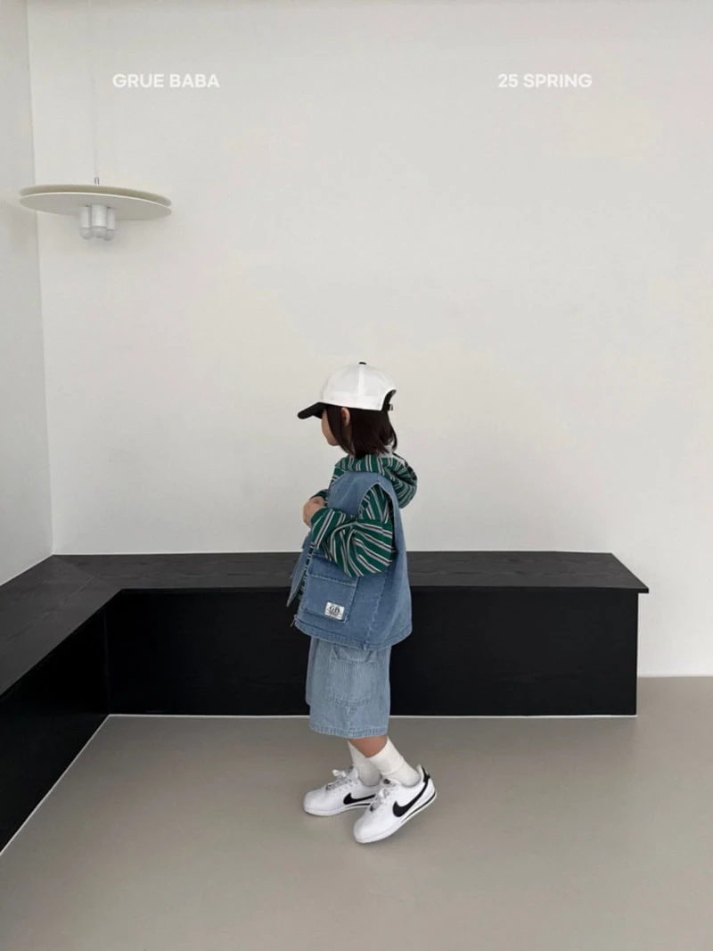 Grue Baba - Korean Children Fashion - #prettylittlegirls - Vicky Denim Pants - 7