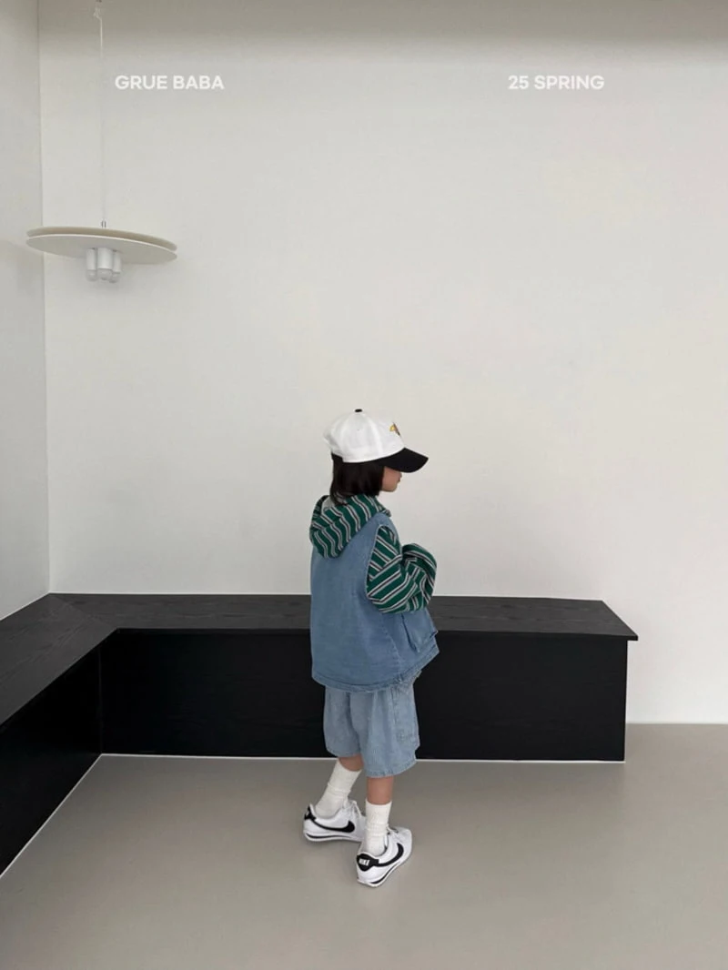 Grue Baba - Korean Children Fashion - #todddlerfashion - Vicky Denim Pants - 8