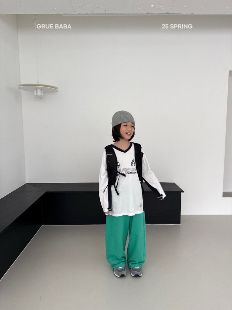 Grue Baba - Korean Children Fashion - #todddlerfashion - Company Tee - 7