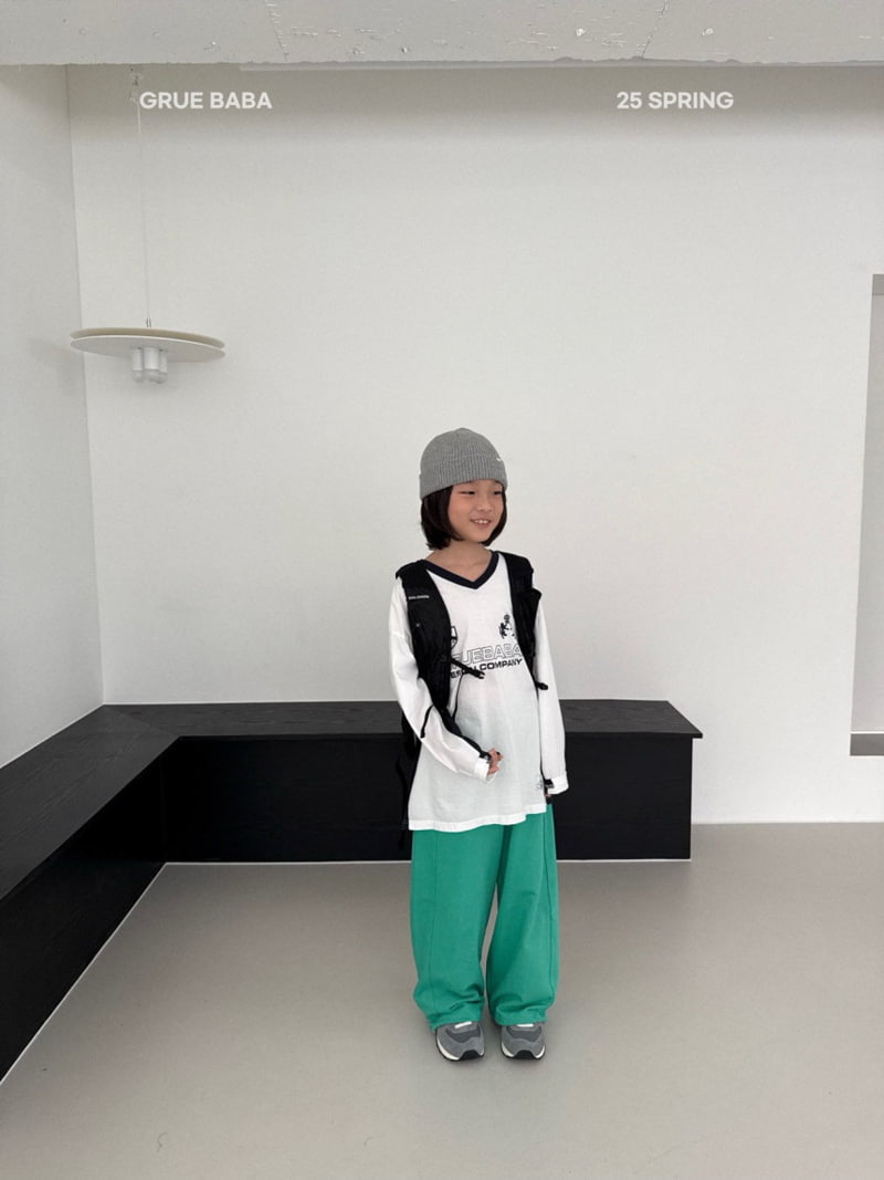 Grue Baba - Korean Children Fashion - #toddlerclothing - Company Tee - 8
