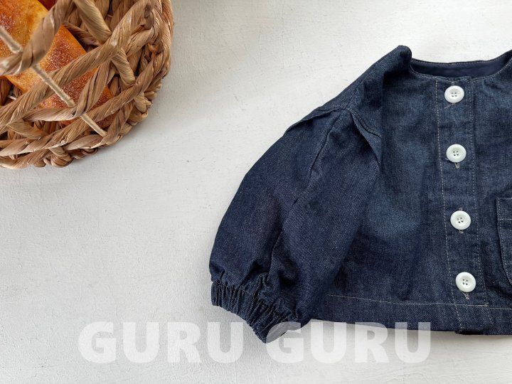 Guru Guru - Korean Baby Fashion - #babyboutique - Denim Jacket