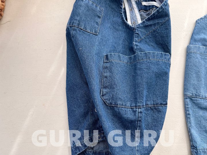 Guru Guru - Korean Baby Fashion - #babyclothing - Denim Pants - 5