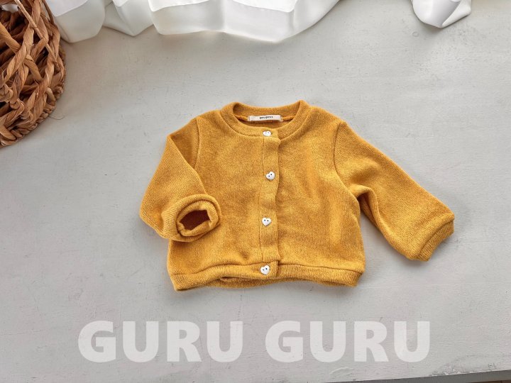 Guru Guru - Korean Baby Fashion - #babyclothing - Heart Cardigan
