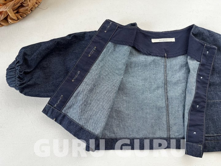 Guru Guru - Korean Baby Fashion - #babyclothing - Denim Jacket - 4