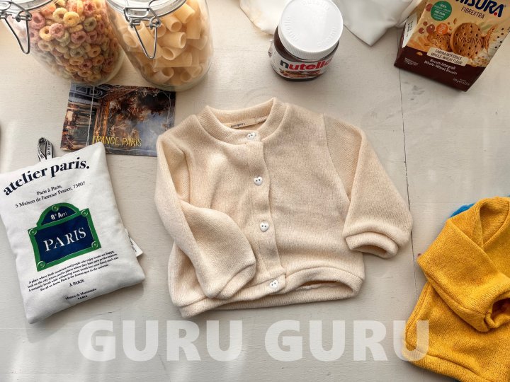 Guru Guru - Korean Baby Fashion - #babyfashion - Heart Cardigan - 2