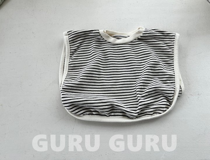 Guru Guru - Korean Baby Fashion - #babyoninstagram - Stripe Bib