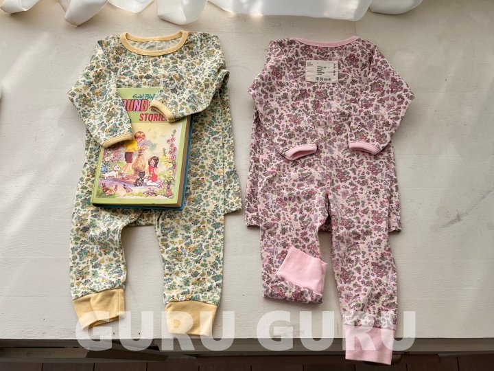 Guru Guru - Korean Baby Fashion - #babyoutfit - Flower Set - 3